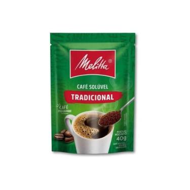 Imagem de Café Solúvel Tradicional Melitta Granulado Sachê 40g, Melitta