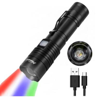 Imagem de Lanterna ALONEFIRE X37 RGBW LED Recarregável USB