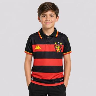 Imagem de Camisa Kappa Sport Recife I 2026 Infantil, 2 ANOS