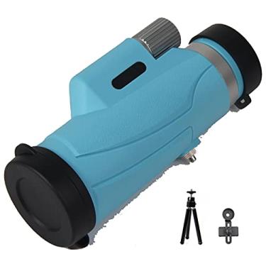 Imagem de Telescópio Monocular 10x42 de alta ampliação de alta definição para exteriores portáteis para pouca luz, cheios de nitrogênio e à prova d'água, adequados para viagens e shows