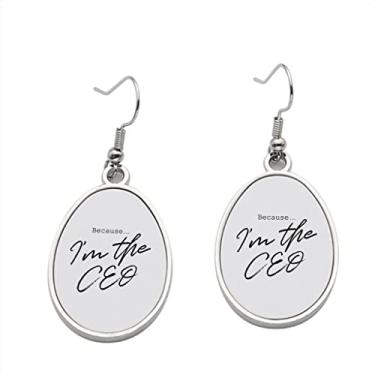 Imagem de Brinco I'm The Ceo - Brincos pendentes para meninas - Presente de festa de aniversário dos namorados