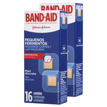 Imagem de Kit Curativos Band-Aid para Pequenos Ferimentos com 32 unidades