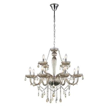 Imagem de Lustre de Vidro Anjou 82cmx79cm Bella Iluminação Champagne