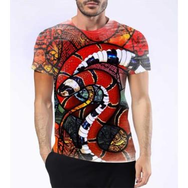 Imagem de Camiseta Camisa Cobra Coral Verdadeira Serpente Venenosa 5 - Estilo Kr