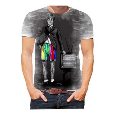 Imagem de Camisa Camiseta Charlie Chaplin Ator Cinema Humor Hd 01 - Estilo Krake