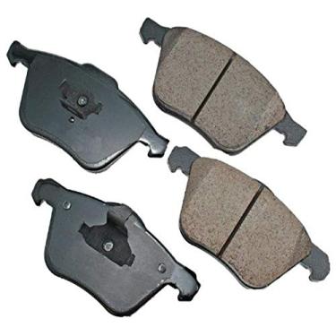 Imagem de Akebono EUR979 Euro Ultra Premium Kit de pastilhas de freio a disco de cerâmica, cinza