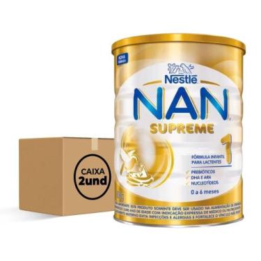 Imagem de Fórmula Infantil Nan Supreme 1 800G (Kit C/02) - Nestlé - Nestle