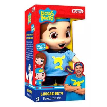 Boneco Luccas Neto Pascoa no Ovo 17cm - Rosita