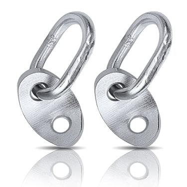 Imagem de NOVINO Conjunto de suportes de elevação do motor 7100, kit de suporte de aço de alta resistência para uso com niveladores de carga e lingas de elevação, suporta capacidade de 1,80 kg