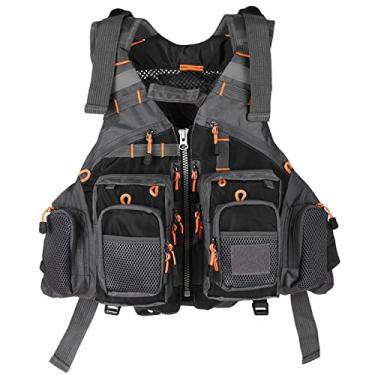 Imagem de Tingpai Colete salva-vidas de pesca acolchoado ao ar livre superior 209 lb jaqueta de segu nça de natação colete à vela colete utilitário tuação dispositivo tuante