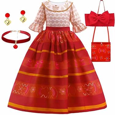 Imagem de SZ-TONDA Kids Costume Dress - Halloween Party Cosplay Clothes Summer Dress Outfit Orange