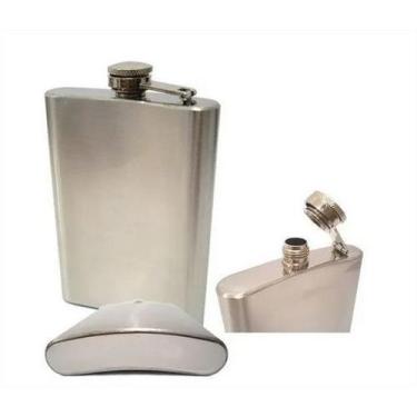 Imagem de Cantil  De Bolso 240ml Inox