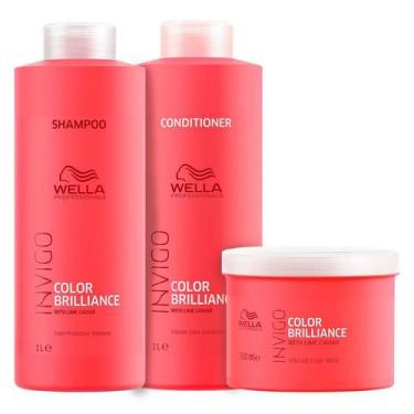 Imagem de Kit Wella Color Brilliance Shampoo + Condicionador + Máscara - Wella P