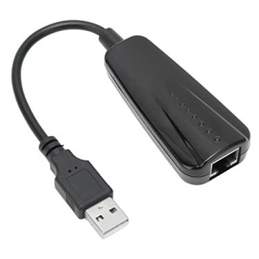 Imagem de Adaptador Ethernet, USB compacto portátil com adaptador Ethernet de conexão rápida para Linux para