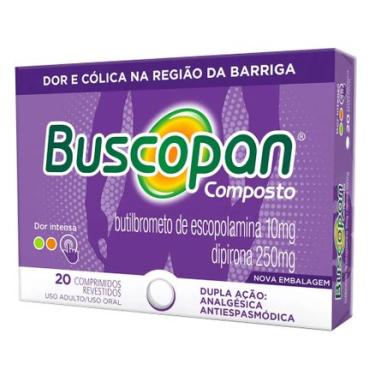 Imagem de Buscopan Composto Adulto 10mg+250mg 20 comprimidos HYPERMARCAS