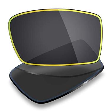 Imagem de Mryok Lentes de reposição polarizadas para Oakley Gascan OO9014 - borda preta e dourada