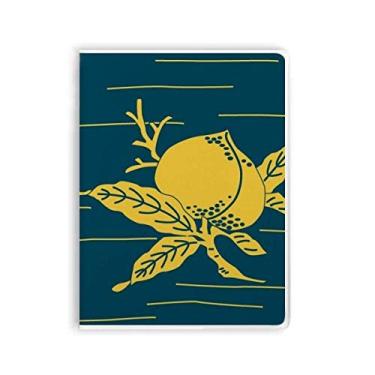 Imagem de Caderno Pêssego Amarelo Pêssego Capa Diário Capa Macia