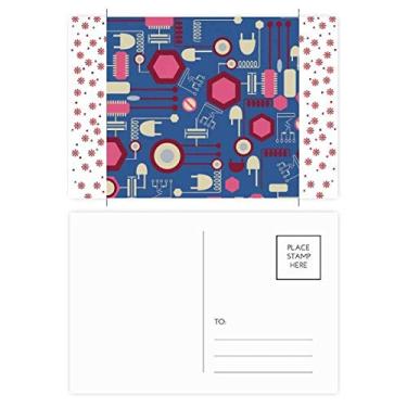 Imagem de Plugue de soquete padrão diagrama de circuito, Natal, Natal, celebração, cartão postal Blessing Mailing Card