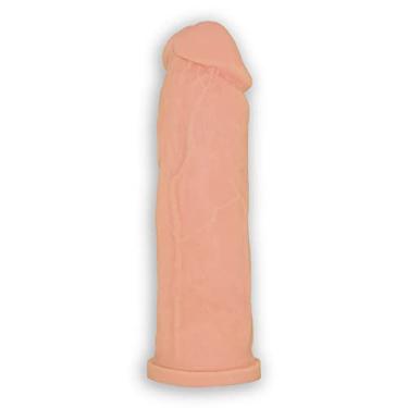 Imagem de Vênus Toys Capa Peniana Em Cyberskin Pênis 19Cm X 4 5Cm Pele Eros 19Cm