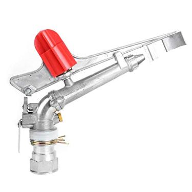 Imagem de Jimfoty Bocal de metal, mangueira de jardim de metal DN40 de 3,8 cm para mangueira de jardim, bocal de pulverização para gramado da agricultura