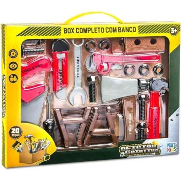 Imagem de Oficina Criativa BOX Completo com Banco Multikids