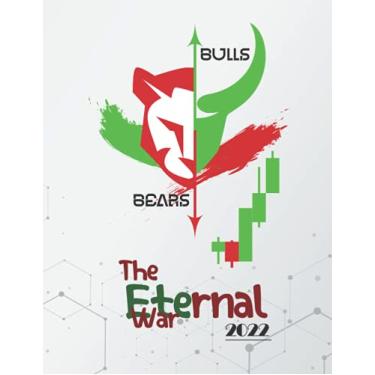 Imagem de Bulls & Bears Notebook: The Eternal War Between Bulls and Bears, Bitcoin World, Crypto Trader Journal, Notebook for Crypto Miners and Investors Who Hold Cryptocurrency, 8.5 x11.