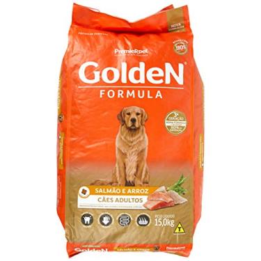 Imagem de Premier Pet Golden Ração para Cães Adultos, Sabor Salmão e Arroz, 15kg