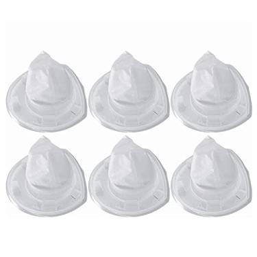 Imagem de Pacote com 6 filtros de substituição compatíveis com Black & Decker VF110 Dustbuster Filtro de aspirador de pó manual aspirador sem fio CHV1410l Peça do filtro # 90558113