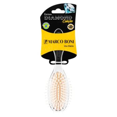 Imagem de Marco Boni, Escova Uso Diario Oval Pequena Diamond, 7469, Transparente, 1 Unidade.