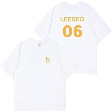 Imagem de Camiseta IVE 1st Anniversary Wonyoung Yujin Gaeul Liz Rei Leeseo Camiseta de algodão K-pop Merch para fãs, Branco Leeseo, 3G
