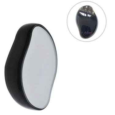 Imagem de Pedra Depiladora Cristal Magico Esfoliante Reutilizavel Rosto Maos Braços Pernas Axilas Depilaçao Higiene Pele