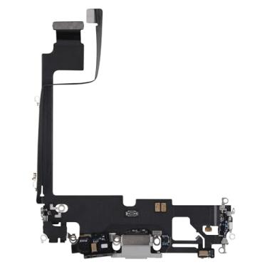 Imagem de Risidamoy Conector Dock Substituição da Porta de Carregamento para iPhone 12 Pro Max Repair Fone de Ouvido Jack Flex Cabo Fixo Carregamento USB Antena Celular Microfone Montagem para 12Promax