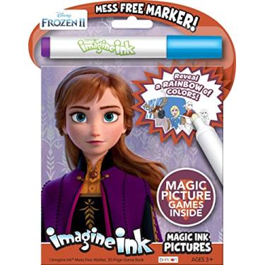 Imagem de Disney Frozen 2 Anna and Elsa 24 Page Imagine Ink Magic Pictures and 1 Mess-Free Marker 45811 Bendon