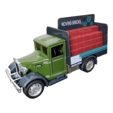 Imagem de Power Toys TECH - Miniatura Ford Antigo Caixa de Bebidas - Carrinho de Ferro com Portas que Abrem e Pneus de Borracha