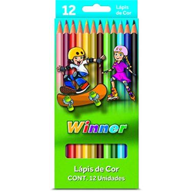 Imagem de Winner – Lápis de Cor Grande 12 Cores | Pigmentos Vivos e Traço Suave | Madeira 100% Reflorestada | Produzido pela Faber-Castell
