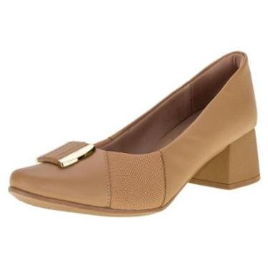 Imagem de Sapato Feminino Salto Grosso Usaflex Ak0303-Feminino