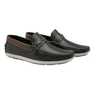 Imagem de Sapato Mocassim de Couro Masculino Cayenne Ferricelli Preto Cor:Preto;Tamanho:43