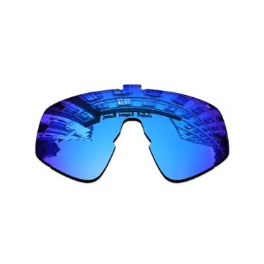 Imagem de Vonxyz Lentes de reposição para óculos de sol Oakley Latch Panel OO9404 - Ice MirrorCoat polarizado