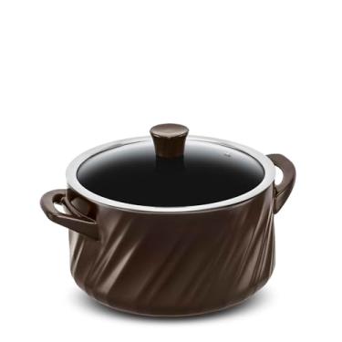 Imagem de Ceraflame Caçarola Twist 24Cm 5000Ml (Inducao) - Chocolate