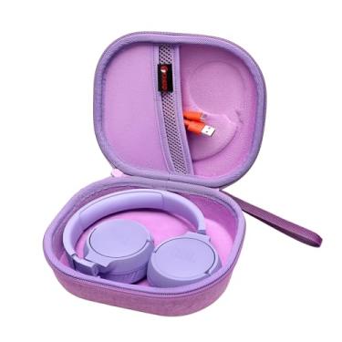 Imagem de XANAD Capa rígida para JBL Tune 520BT/720BT/510BT/660NC/700BT/710BT/760NC/750BTNC/660 BTNC/560BT/500BT/E45BT ou JBL Live 650BTNC/460NC/400BT/500B (roxo)