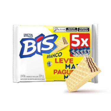 Imagem de Bis Branco - Kit com 5 unidades de 100,8g