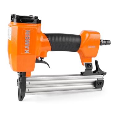 Imagem de Pregador pneumático de calibre 18 KMASIN F30 – Pregos Brad de 10 a 30 mm, pistola de pregos Air Power, prego de acabamento para marcenaria, estofamento, moldagem, estofamento