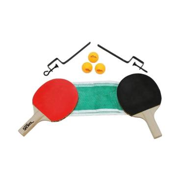 Imagem de Conjunto De Ping Pong Tênis De Mesa Raquetes Bolinhas E Rede