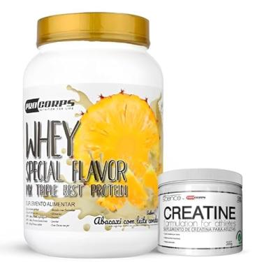 Imagem de Kit Whey Special Flavor 840g 3W Best Protein + Creatina Pura 200g (840g, Abacaxi com Leite Condensado)