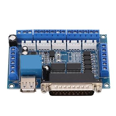 Imagem de Driver de motor de passo de 5 eixos com placa de isolamento optoacoplador cabo USB DB25 para m¨¢quinas de escultura (azul)