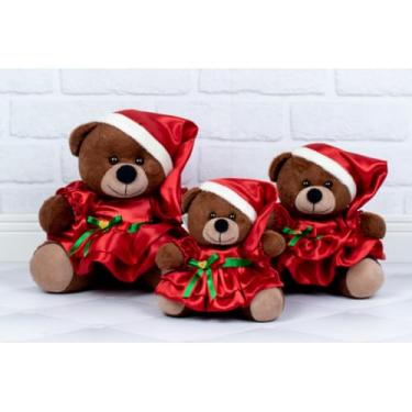 Imagem de Ursinhos de Pelúcia de Natal - Vestido, Conjunto de Tedde 3 Pçs. (Vestido Petit Padrão...
