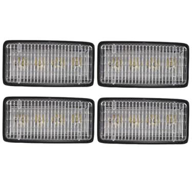 Imagem de AGP.1978 4PCS Farol LED 12V Luzes de Trabalho Agrícola 20W Lâmpada LED Trator Impermeável Lâmpada Retangular Substituir RE306510 R161288 RE37450 RE340681 para JD/7200 8100 7000-8000…