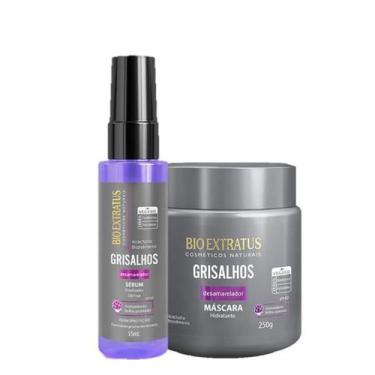 Imagem de Bio Extratus Grisalhos Kit Mascara Capilar e Serum