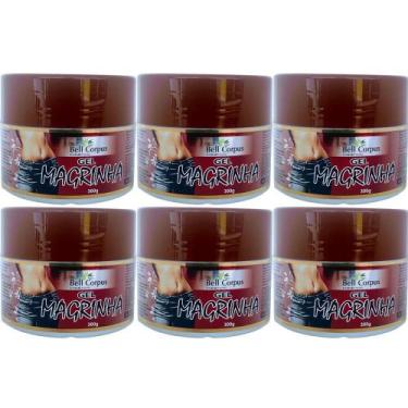 Imagem de Kit 6 Gel Redutor Medidas Magrinha Area Abdominal 300G - Bell Corpus