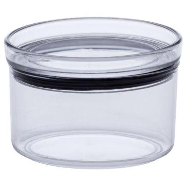 Imagem de Pote Hermético Acrílico Redondo Lumini Empilhável 480ml C/ Tampa P/ Ma